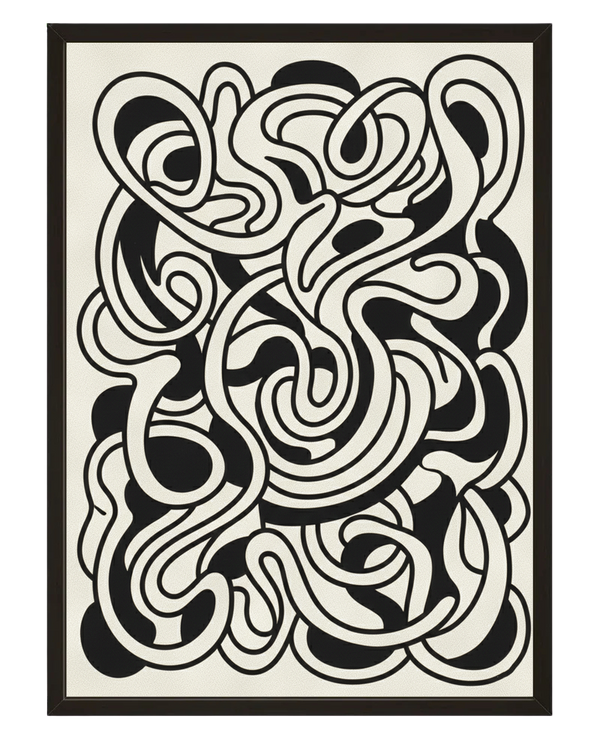 La Forme Noir avec cadre