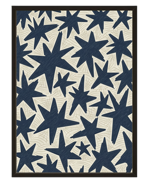 Etoiles Bleus avec cadre