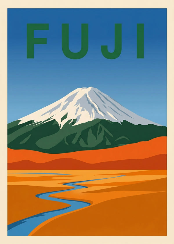 Majeste Fuji sans cadre