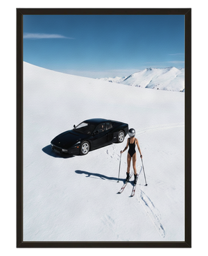 Piste Blanche avec cadre