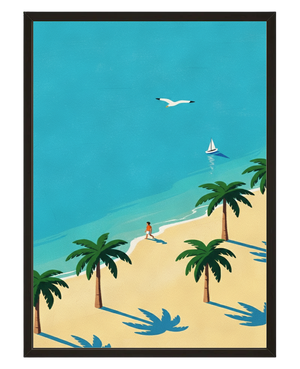 Rivage Des Palmiers avec cadre