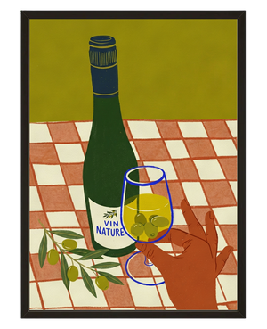 Apero Sur Nappe avec cadre