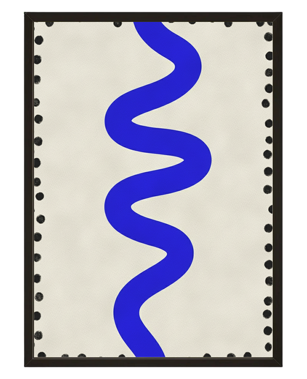 Le Trait Bleu avec cadre