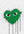 Coeur Vert Coulant sans cadre