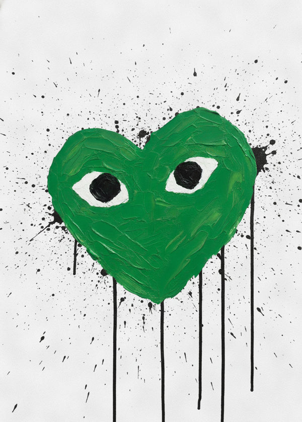 Coeur Vert Coulant sans cadre
