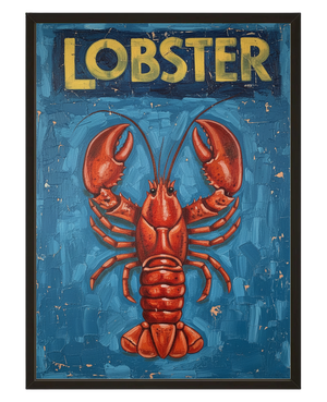Le Homard Bleu avec cadre