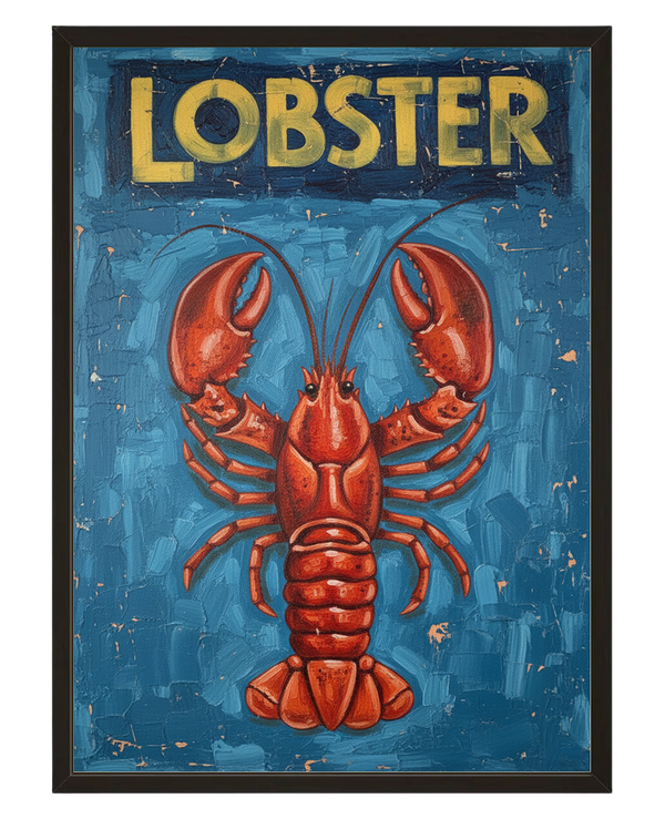 Le Homard Bleu avec cadre