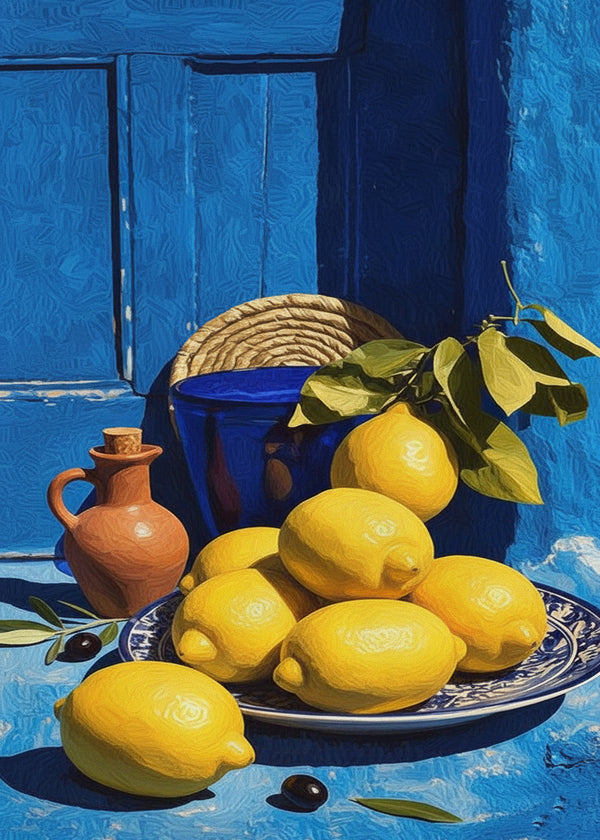 Bleu Mediterranee sans cadre
