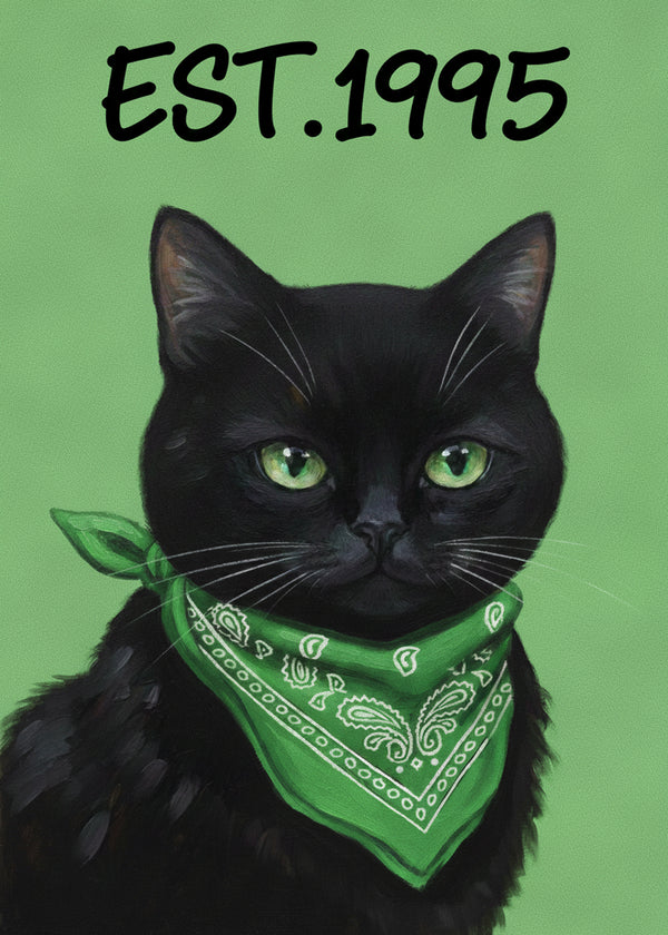 Chat Gang sans cadre