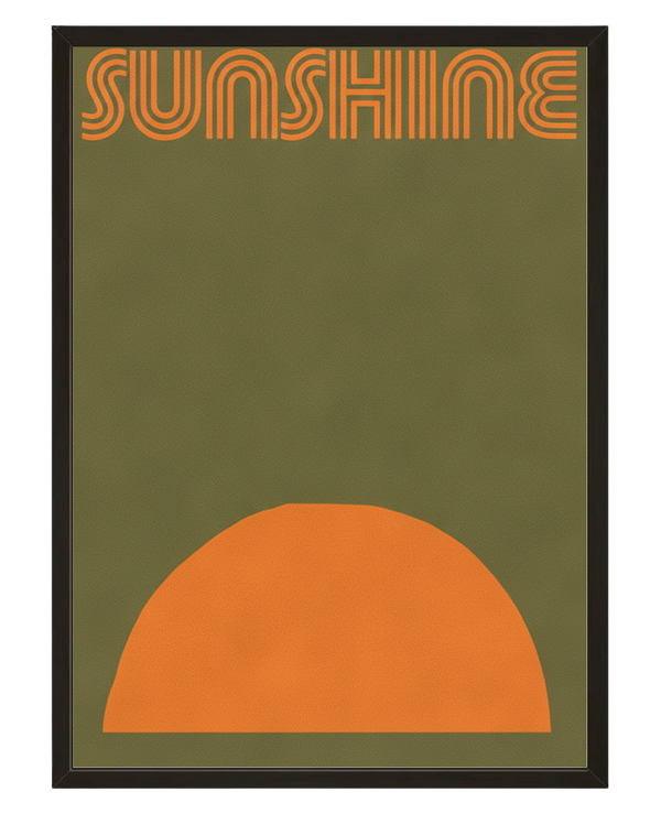 Sunshine Retro avec cadre