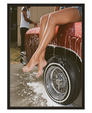 Lavage Mousse avec cadre