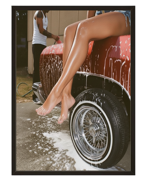 Lavage Mousse avec cadre