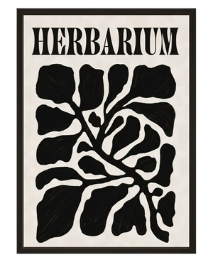 Feuillage Noir avec cadre