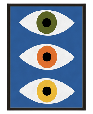 Duo De Regards avec cadre