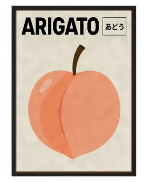 Arigato Peach avec cadre