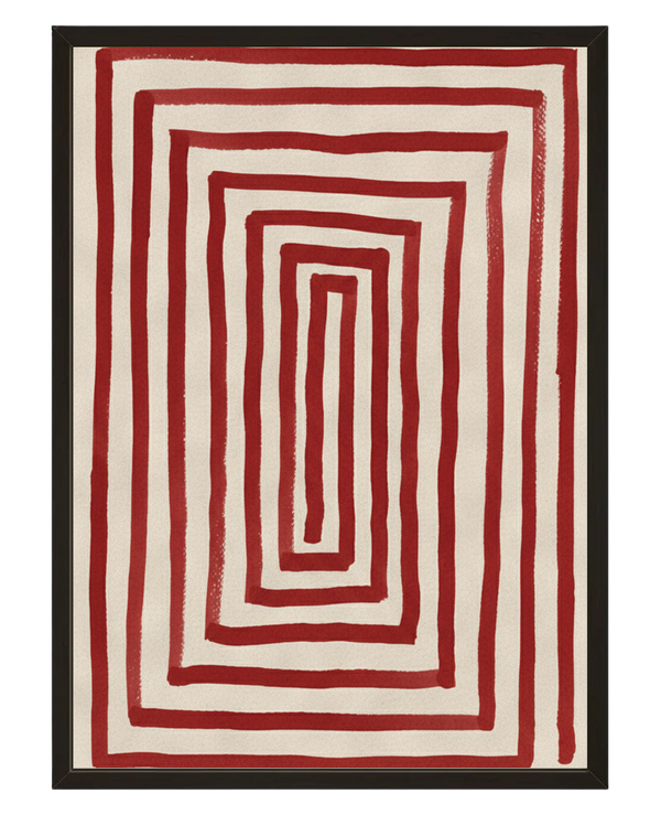 Carre Rouge avec cadre