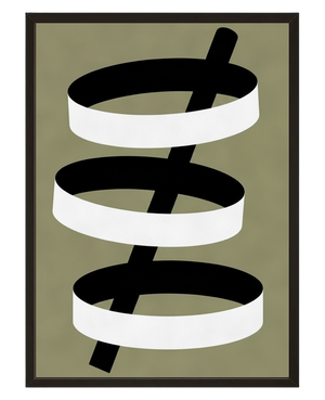 Spirale Sombre avec cadre