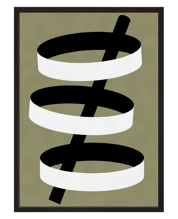 Spirale Sombre avec cadre